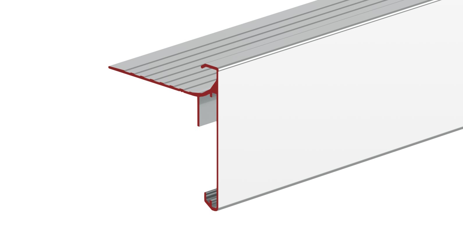 DRB60 aluminium dakrand kopstuk